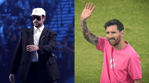 Bad Bunny y Lionel Messi
