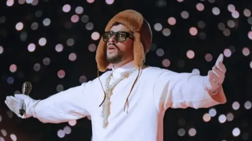 En la foto: Bad Bunny en Medellín