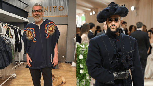 Benito Fernández, diseñador, y Benito Martínez Ocasio (Bad Bunny), cantante