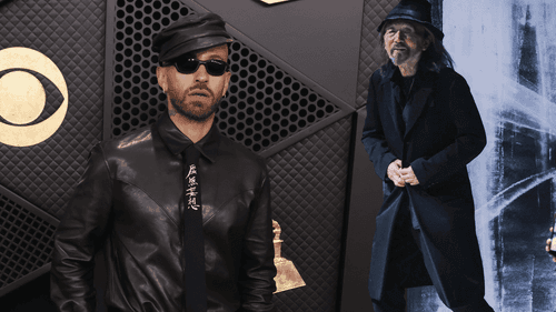 Izquierda: Feid, cantante colombiano. Derecha: Yohji Yamamoto, diseñador japonés