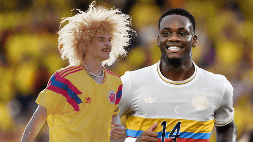 Carlos Valderrama y Jhon Jader Durán