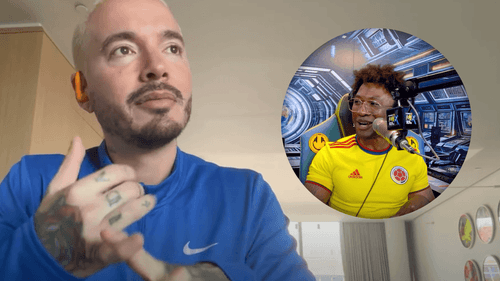 Izquierda: J Balvin. Derecha: Jey P El Residente.
