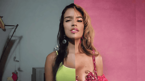 Izquierda: Karol G en 2010. Derecha: Karol G ahora.