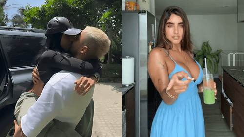 Izquierda: Karina García y Andrés Altafulla. Derecha: Isabella Ladera