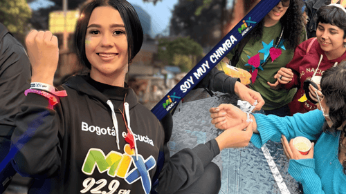 El Team Mix recorre las calles de Bogotá