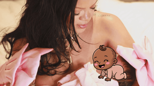 Rihanna y su bebé, Rocki