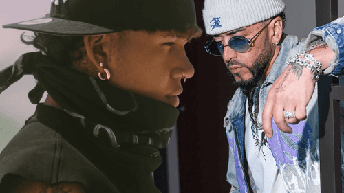Izquierda: Beéle. Derecha: Yandel