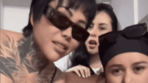 Yina Calderón y sus hermanas discuten su corte