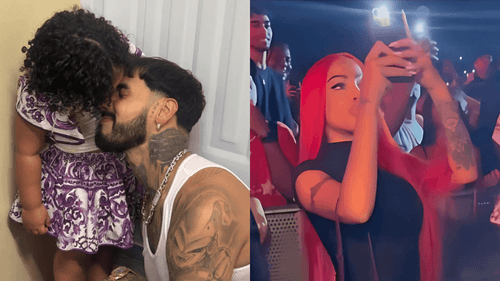 Izquierda: Cattleya y Anuel AA. Derecha: Yailín, la más viral.
