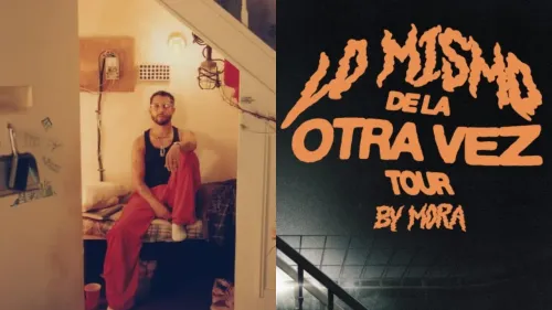 Mora estará en el Movistar Arena con su tour ´Lo mismo de la otra vez Tour 2025'. Foto: Malabar Sound